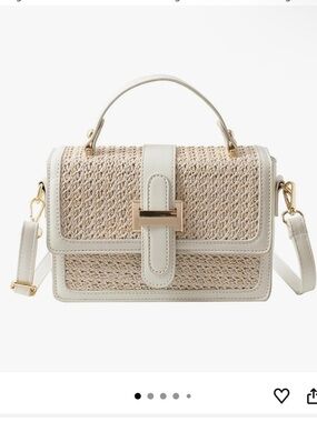 Straw Crossbody Bags for Women Summer Vacation Beach Bags Straw Purses Woven